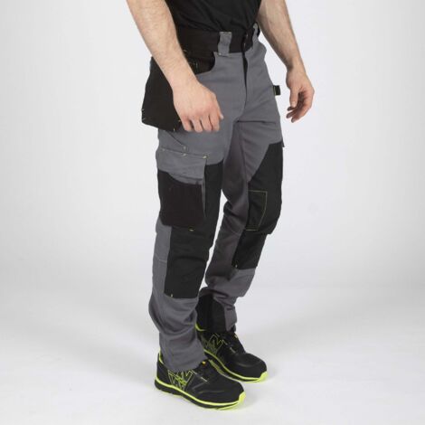 HOWARD PANTALON DE TRAVAIL 1215 Gris , Noir 54