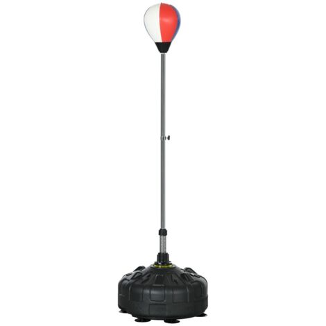 Aire de jeux avec portique balançoire et punching ball réglable 147165 cm pour entraînement de boxe fitness en extérieur couleur noir (1/5)