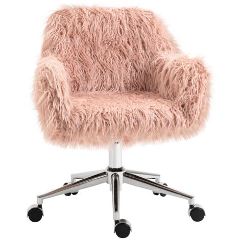 Housse De Chaise Enfant Pottery Barn – My First Anywhere – Rose Fausse Fourrure