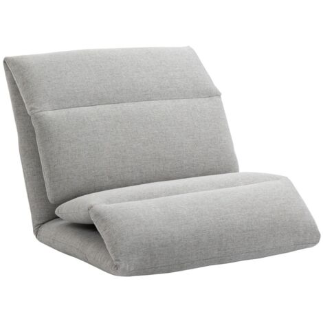 Chaise de Sol Pliable et Réglable - 5 Positions du Dossier, Tissu Respirant - Usage Intérieur/Extérieur (1/5)
