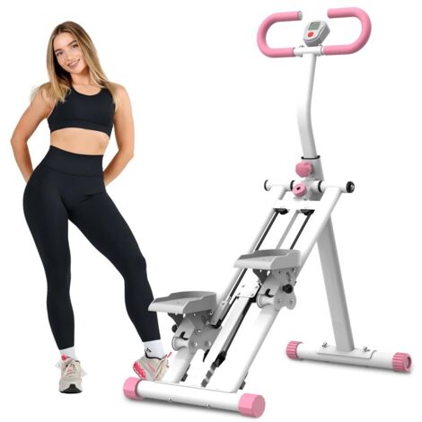 Steppers et grimpeurs d'escaliers - Résistance réglable - Pour maison et bureau - Entraînement fitness - 87x44x125(cm) (1/5)