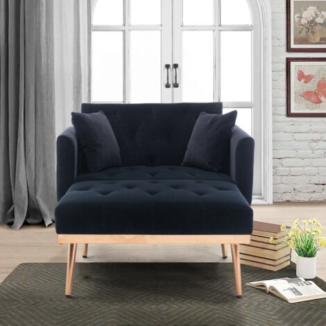 Autres fauteuils-Fauteuil inclinable à dossier réglable-Chaise longue pliante-Canapé métal-165x90x77(cm)