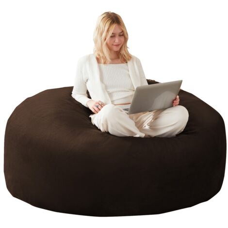 Fauteuils-Pouf-Adulte-Lecture-Confortable-Chambre-Balcon-Canapé-Léger-90x90x50(cm) (1/5)