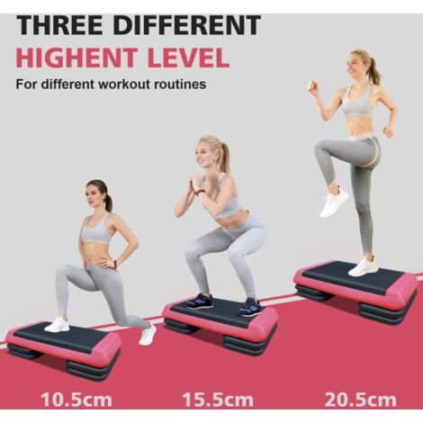 Gym Stepper Fitness pas cher Mini exercice Stepper plate-forme réglable aérobie Gym Stepper Fitness pas cher Mini exercice Stepper plate-forme réglable aérobie