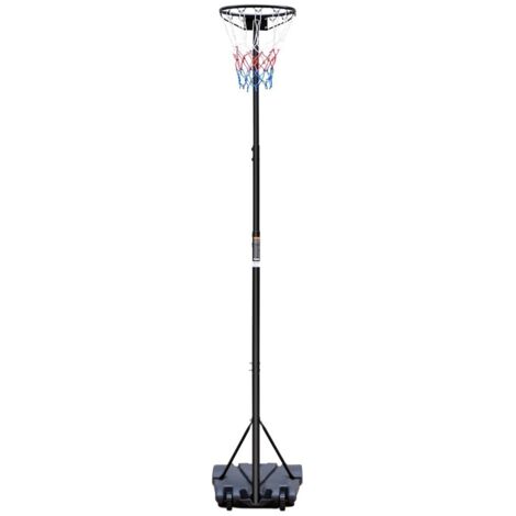 Panier de basket portable-hauteur réglable 259-305 cm-sans panneau-intérieur/extérieur-enfants/adultes-55x74x305(cm)