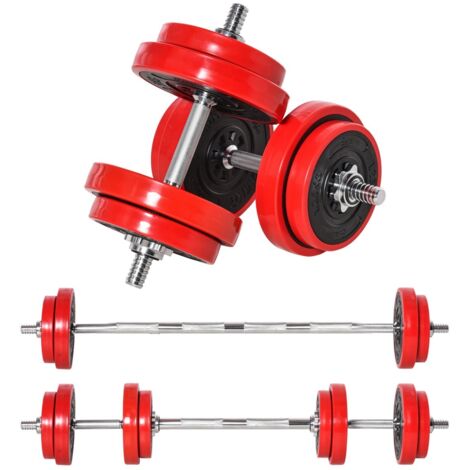 Haltères Réglables Eisenlink 20 Kg – Compact Carré Avec Poignée Antidérapante, De 4 à 20 Kg En 1 Seul Haltère