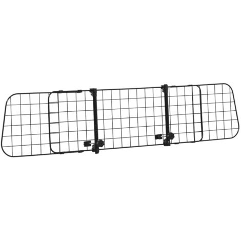 Accessoires de voiture pour chien-Grille de protection reglable-Largeur sans outil-Montage rapide pour coffre-91-152x0.6x30(cm) (1/5)