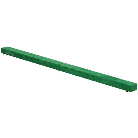 Agrès-Équilibre-Pliable-Antidérapant-Revêtement-Daim-Bois-Robuste-Vert-210x10x6.5(cm) (1/5)
