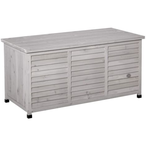 Coffre-de-jardin-résistant-à-l’eau-bois-sapin-grand-espace-rangement-outils-127x56x60cm (1/5)