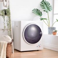 Pièces détachées pour lave-linge Sèche-linge 2 5kg Murale Minuterie 200min Filtre Double Chauffage PTC Acier Inoxydable
