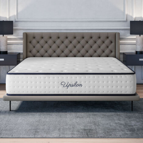 Colchón Upsilon 160x200 cm - Grosor 30 cm - Látex Azul, Espuma HR