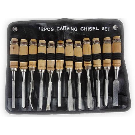 Scalpello Per Legno Da 32 Mm - Acciaio Al Cromo Vanadio, Utensile Manuale Per Falegnameria E Intaglio