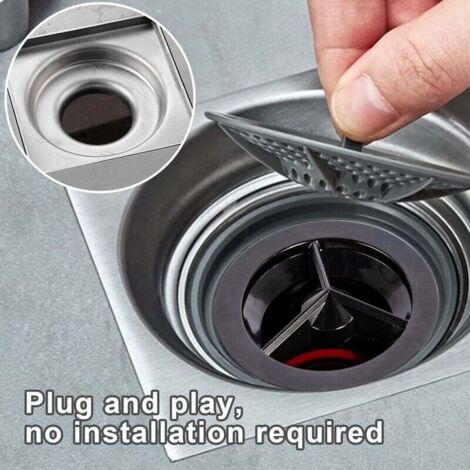 Tappo Scarico Anti Odore E Insetti Per Bagno E Cucina - Filtro In Silicone Universale - Foto 6