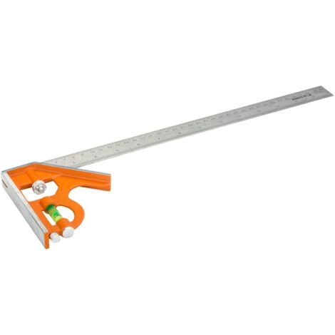 Squadra Combinata Draper 34704 Da 300 Mm - Strumento Professionale Per Misura E Tracciatura