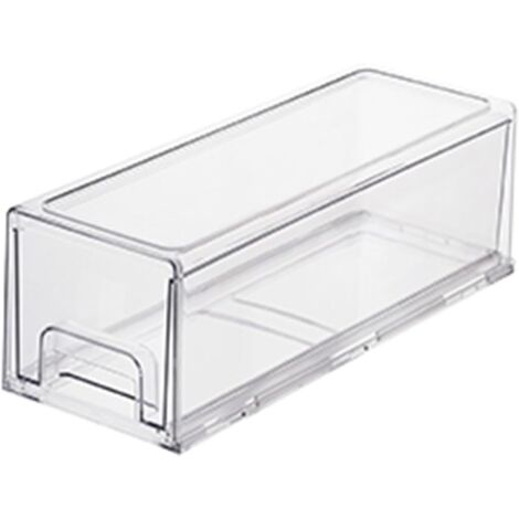 Rosenstein & Söhne contenitore per frigorifero: Set di 24 organizer per frigorifero, impilabili, in 3 dimensioni, privi di BPA (set contenitori organizer per frigorifero