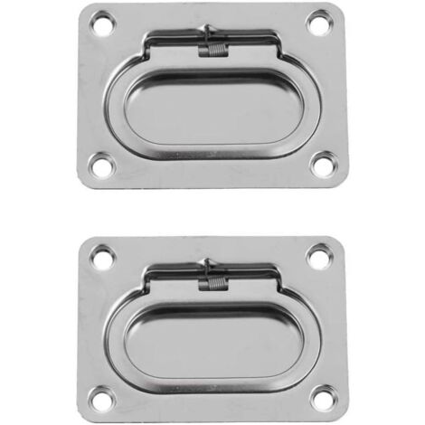 Maniglia Per Portello Barca In Acciaio Inox 316 - Base Ovale 16,5 Cm, Per Barche, Yacht, Accessori Nautici