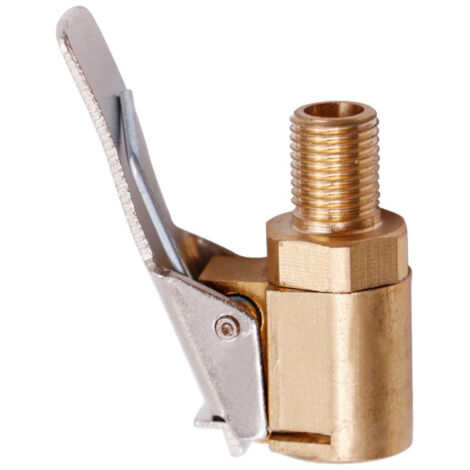 Pompa A Clip In Ottone Per Valvola Pneumatica 8 Mm – Connettore Rapido Per Gonfiaggio Gomme - 4