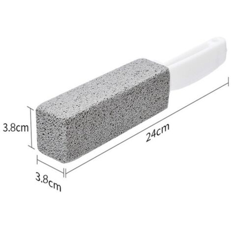 Set 4 Testine Ricambio Per WC Con 2 Manici In Plastica - Spazzole WC Sostituibili, Colore Nero, Pulizia 360°