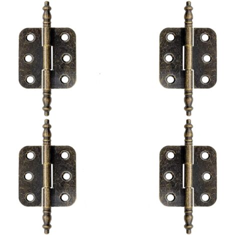 CERNIERA PERNO ARMADIO mm.90 KIT COMPLETO PER 2 ANTE CARDINI PER ANTA