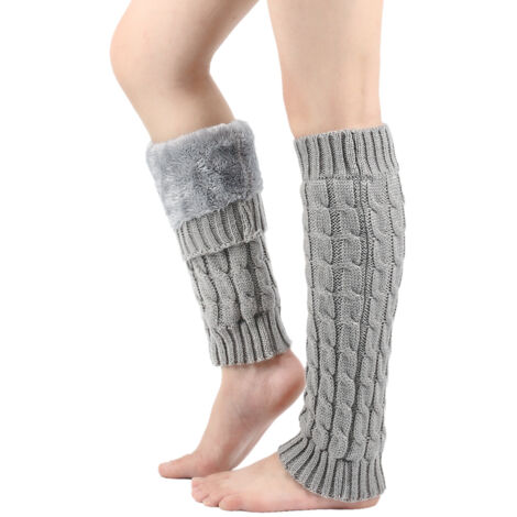 YAZWUR 3 Paia Scaldamuscoli Invernali Donna Lavorati a Maglia Eleganti e Versatili Caldi e Comodi Ideali per Inverno, Primavera e Autunno Regalo Perfetto per Ogni Occasione