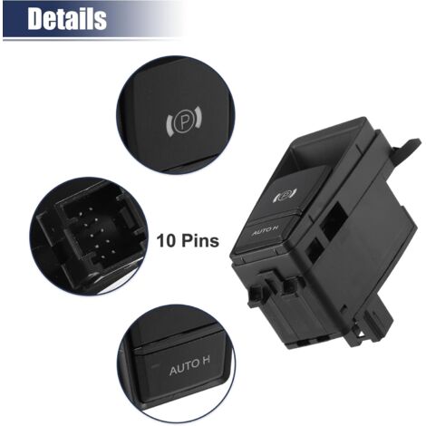 Interrupteur Frein à Main électronique BMW X5 X6 - Compatible E70 E71 F15 F16 | Référence 61319148508 | Remplacement Bouton EPB Et Lève-vitres