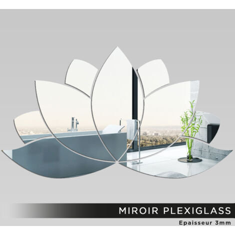 Miroir Plexiglass - Nénuphar - 68x120 cm