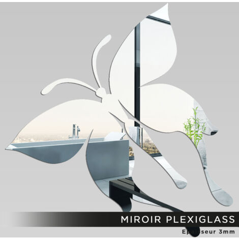 Miroir Plexiglass - Papillion - 40x41 cm (1/2)