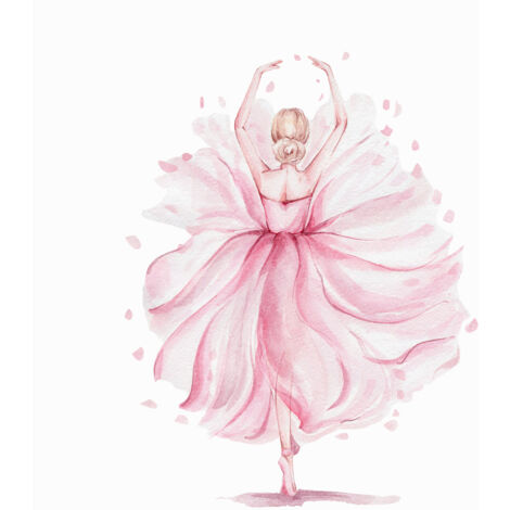 Papier peint panoramique Enfants - Danseuse - 325 cm x 325 cm (1/2)