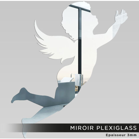 Miroir Plexiglass - Ange - 40x47 cm (1/2)