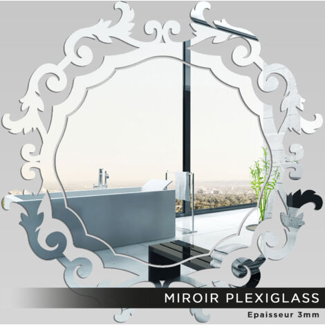 Miroir Plexiglass - Baroque - 50x50 cm (1/2)