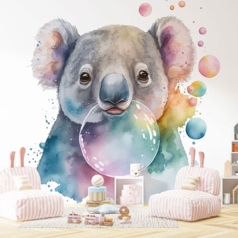 Papier peint panoramique Enfants - Koala - 390 cm x 251 cm (1/4)