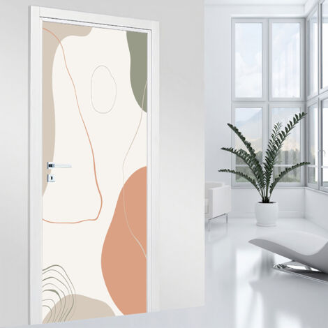 Stickers pour porte - Boho - 73 x 205 cm - Adhésif MAT (1/2)