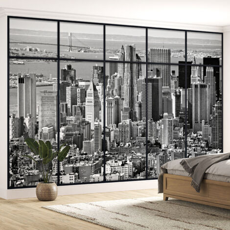 Papier peint panoramique Trompe l'oeil Verrière - New york - 130 cm x 82 cm (1/5)