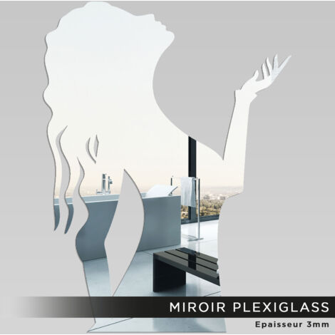 Miroir Plexiglass - Femme - 30x40 cm (1/2)