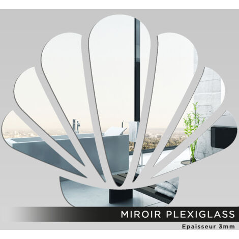 Miroir Plexiglass - Coquillage - 80x95 cm (1/2)