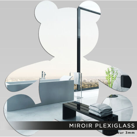 Miroir Plexiglass - Ourson - 40x42 cm (1/2)