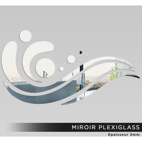 Miroir Plexiglass - Design - 22x40 cm (1/2)