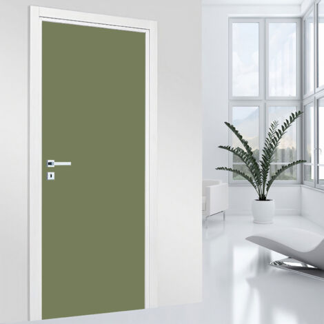 Stickers pour porte - Couleur tendance - 63 x 205 cm - Adhésif MAT (1/2)