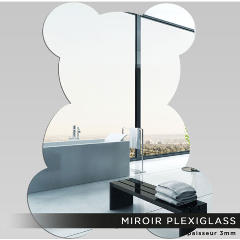Miroir Plexiglass - Ourson - 40x51 cm (1/2)