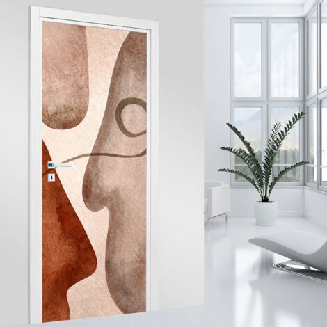Stickers pour porte - Design - 73 x 205 cm - Adhésif MAT (1/2)