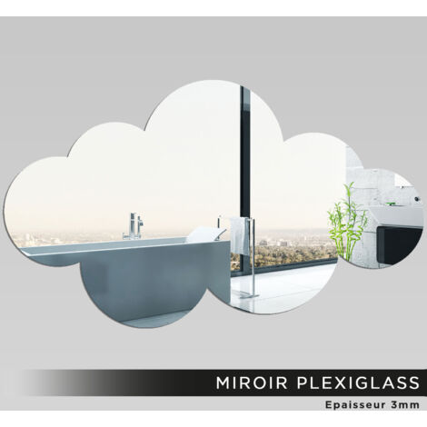 Miroir Plexiglass - Nuage - 24x40 cm (1/2)