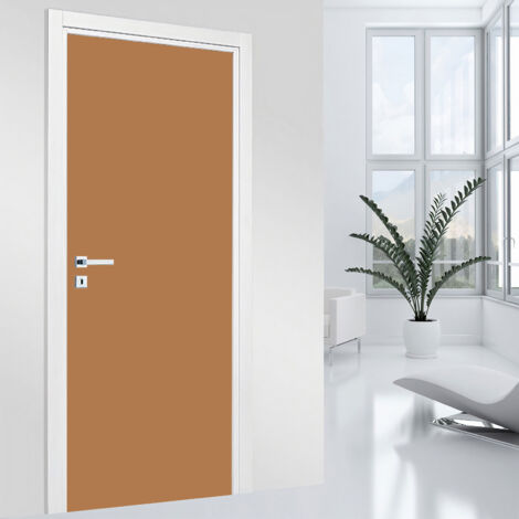 Stickers pour porte - Couleur tendance - 63 x 205 cm - Adhésif MAT (1/2)