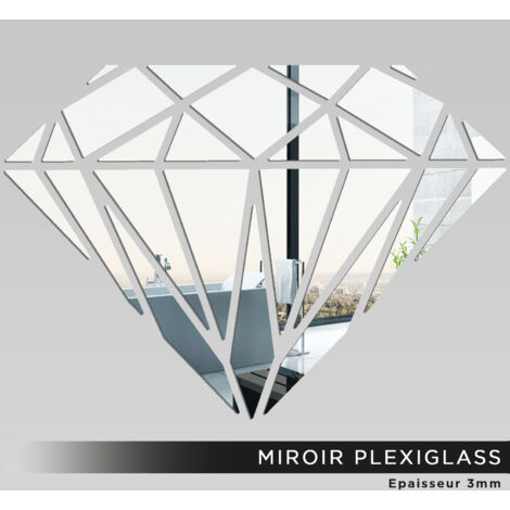 Miroir Plexiglass - Diamant - 30x43 cm (1/2)