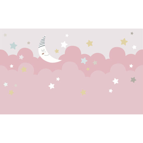 Papier peint panoramique Enfants - Nuages - 130 cm x 78 cm (1/2)