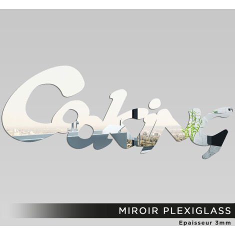 Miroir Plexiglass - Cooking - 8x20 cm (1/2)