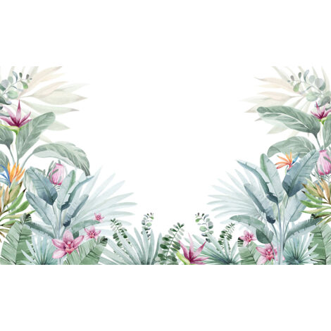 Papier peint panoramique Enfants - Jardin - 130 cm x 78 cm (1/2)
