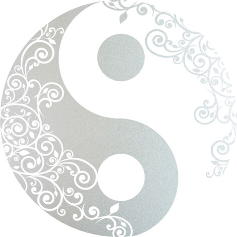 Stickers Dépoli - Yin Yang - 157x157 cm (1/3)
