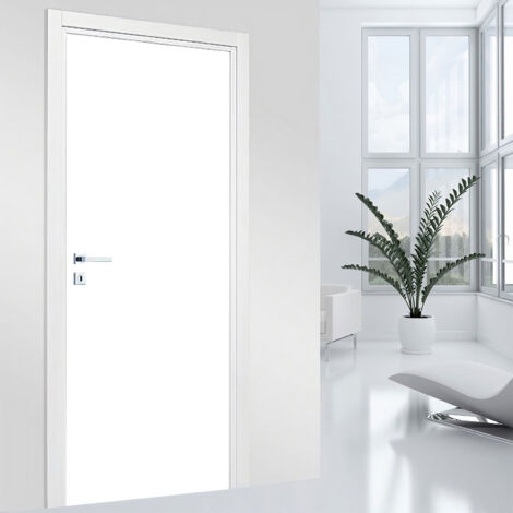 Stickers pour porte - Couleur tendance - 83 x 205 cm - Adhésif + Protection BRILLANTE (1/2)