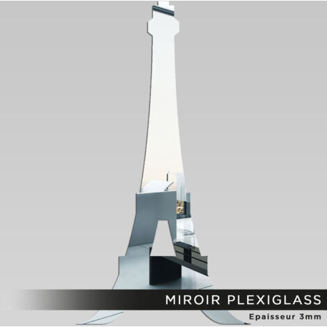 Miroir Plexiglass - Tour eiffel - 22x40 cm (1/2)