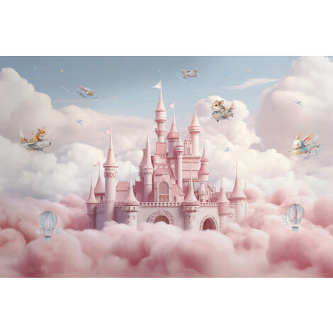 Papier peint panoramique Enfants - Château Enchanté - 130 cm x 87 cm